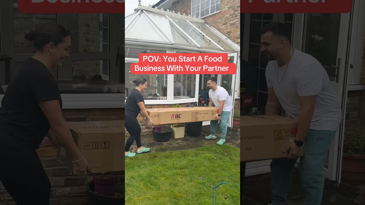 POV: You Start A Food Business With Your Partner #PicanhaAndCo#SmallBusinessLife#BBQSetup#couple