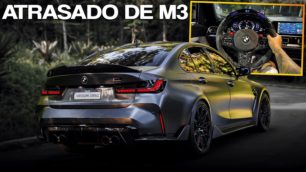 ATRASADO DE BMW M3 COMPETITION DEU NISSO 🔥
