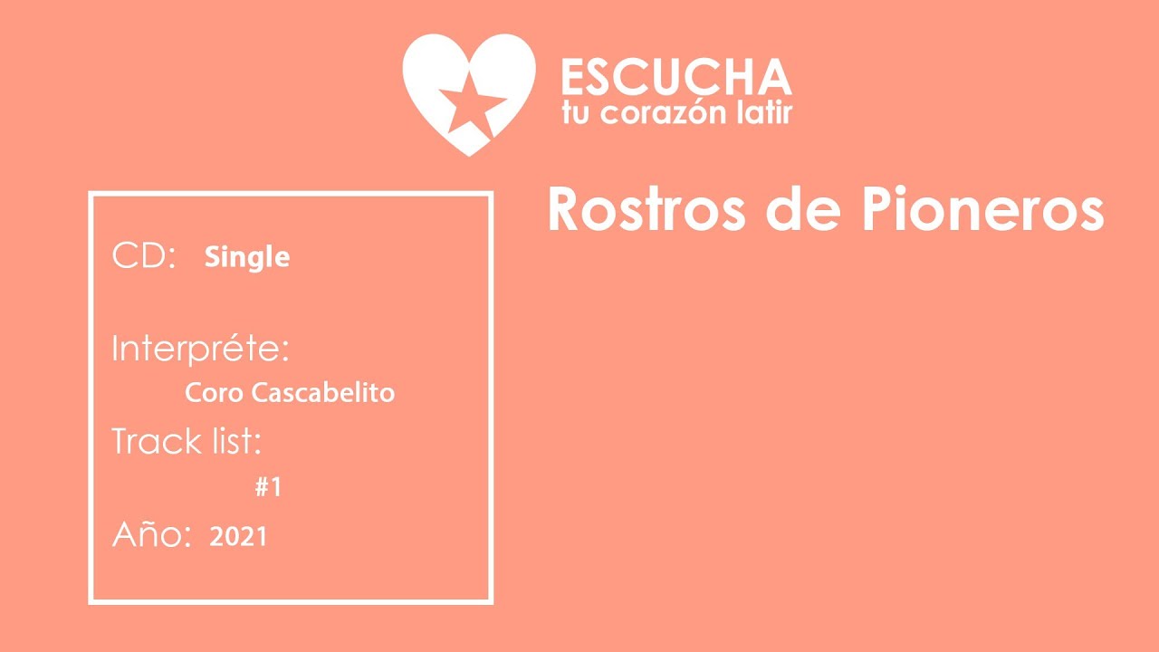 Rostros de Pioneros, Canción por el 60 Aniversario de la OPJM , Coro Cascabelito  (Audio oficial)