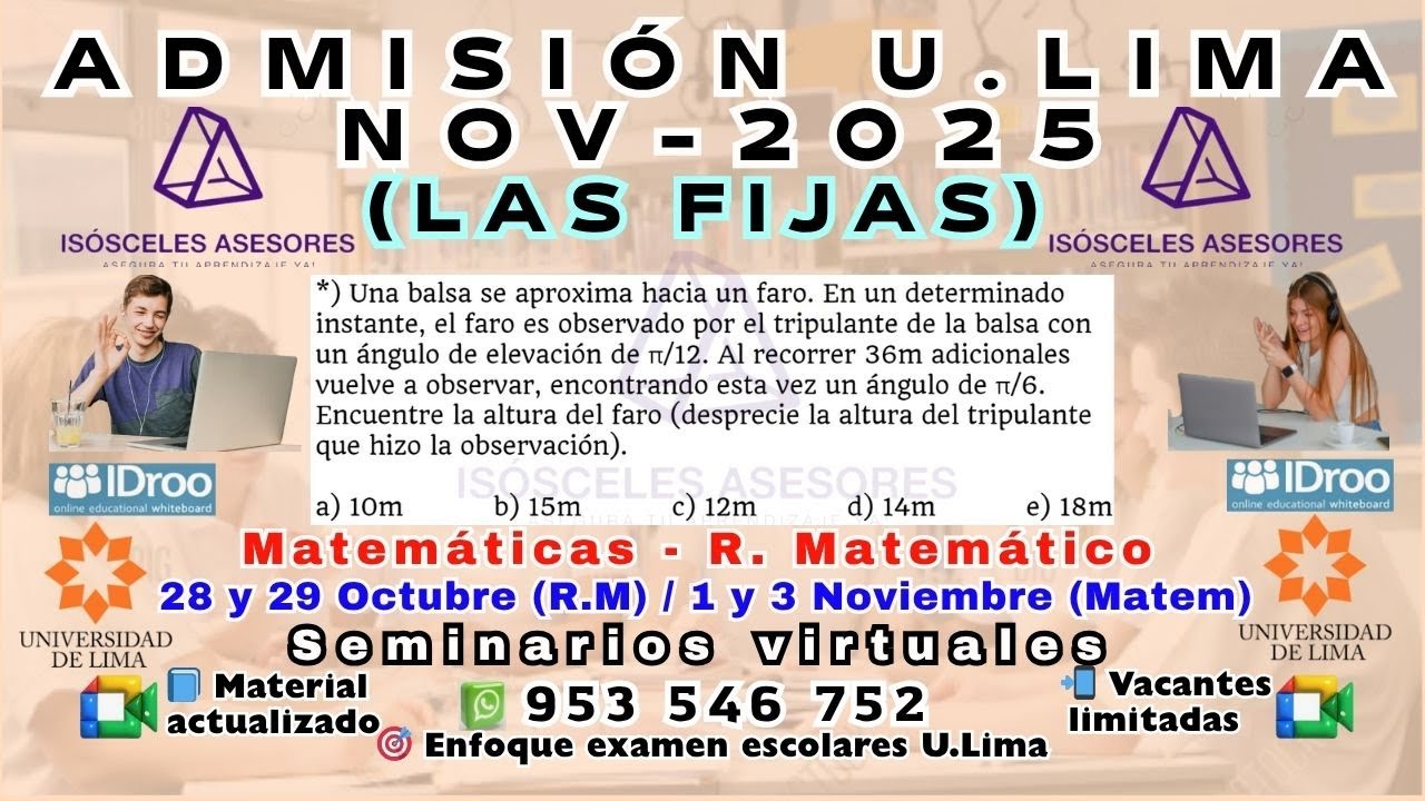 U.lima  Admisión Nov- 2025- Seminario/Repaso de LAS FIJAS