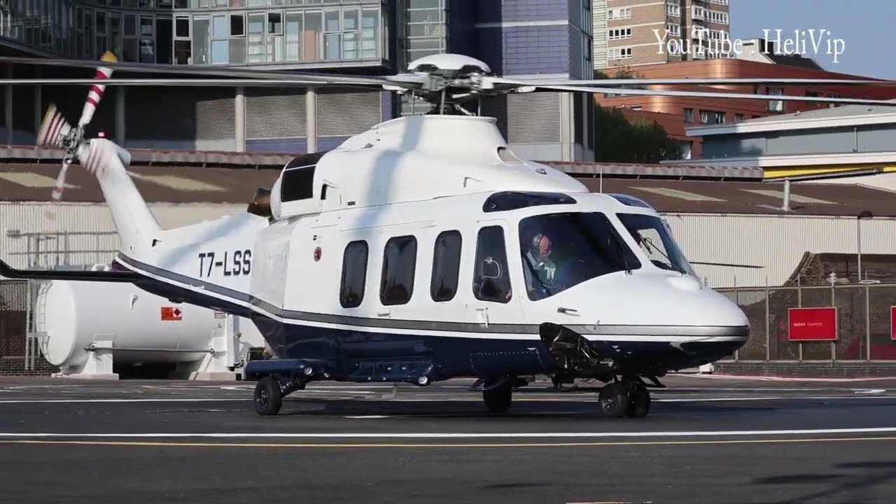Formula 1 racing team Aston Martin owned helicopter
