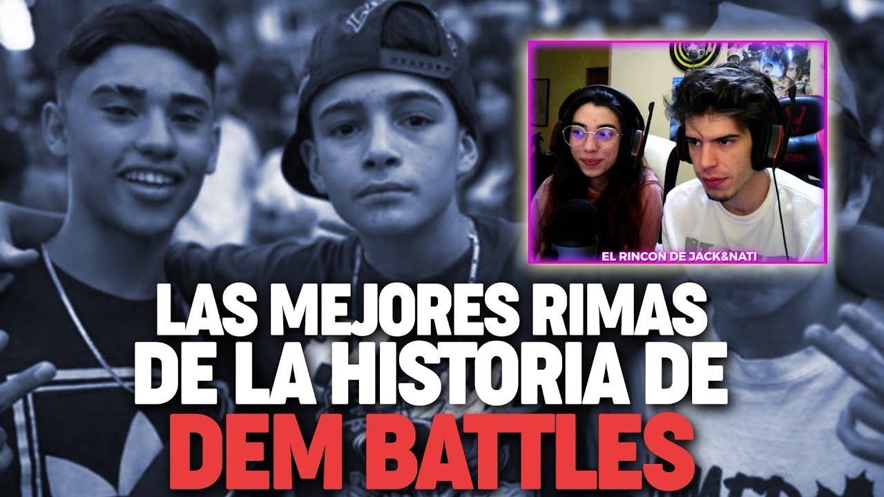 Las MEJORES RIMAS de la HISTORIA de DEM BATTLES  🔥 (REACCIÓN)