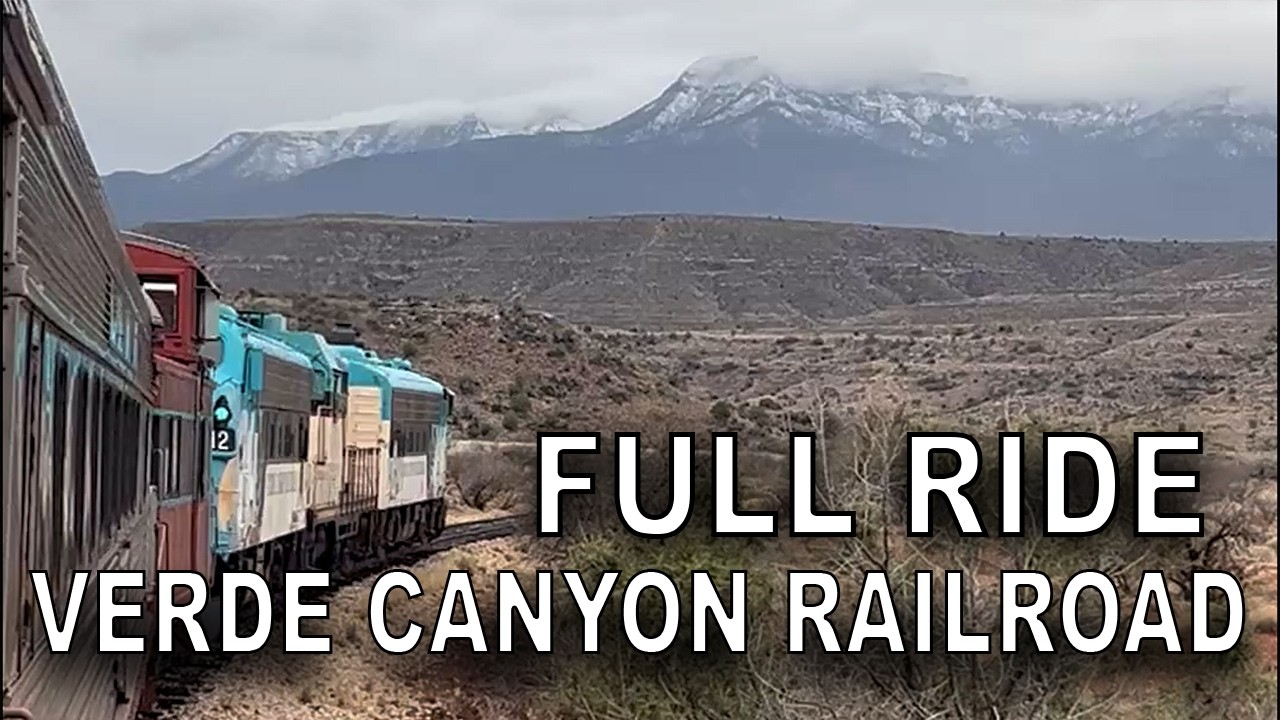 Full Train Ride: Arizona's beautiful Verde Canyon Railroad