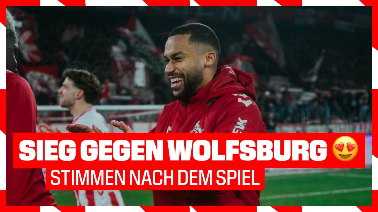 TOR und STIMMEN vom Heimsieg gegen Wolfsburg | 1. FC Köln