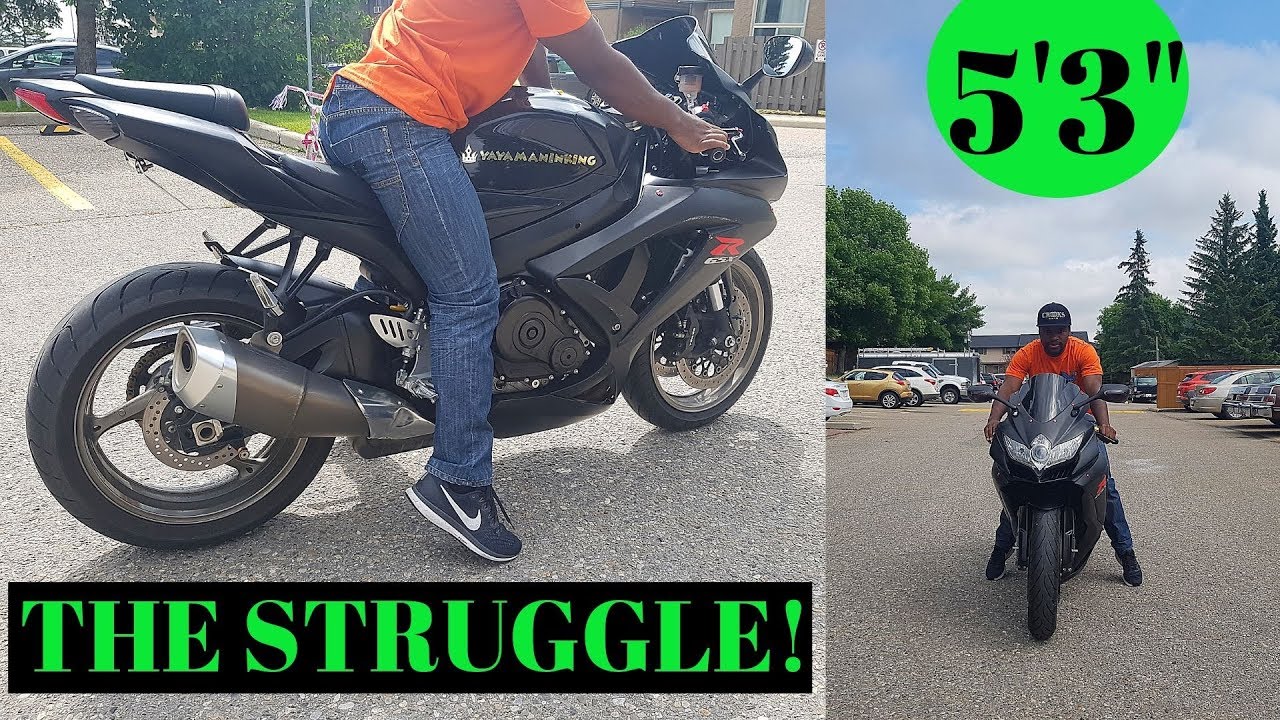 Short Rider on Sportbike / Watch How I Do It