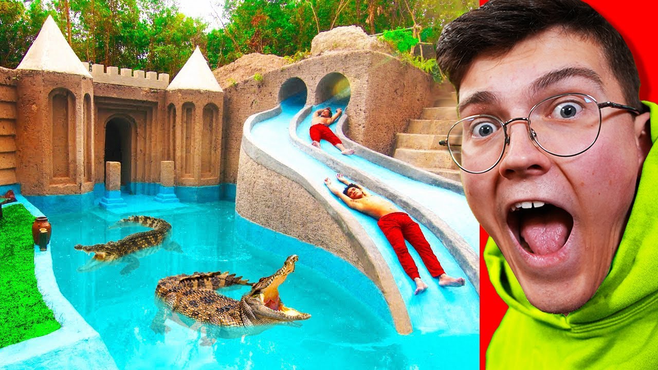 100 JOURS pour CONSTRUIRE cette PISCINE SECRÈTE !