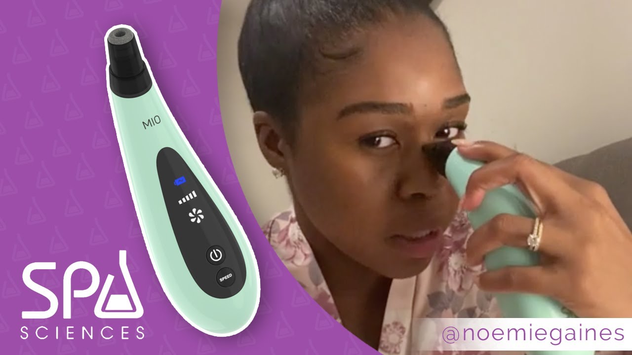 @NoemieGaines Uses The MIO Diamond Microdermabrasion Tool By Spa Sciences