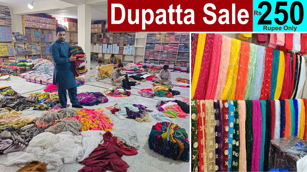 Dupatta Wholesale Market In Faisalabad | Fancy Dupattas Collection | Branded Dupatta.
