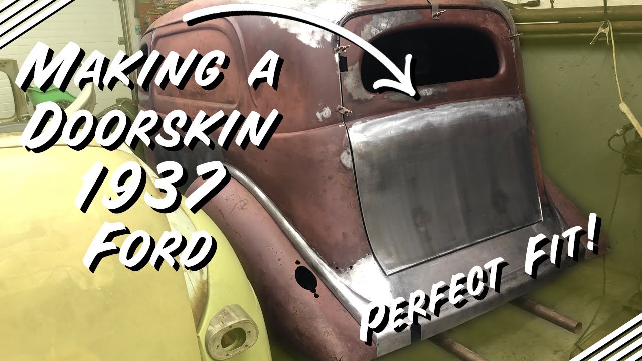 Обшивка задней двери Ford Sedan Delivery 1937 года