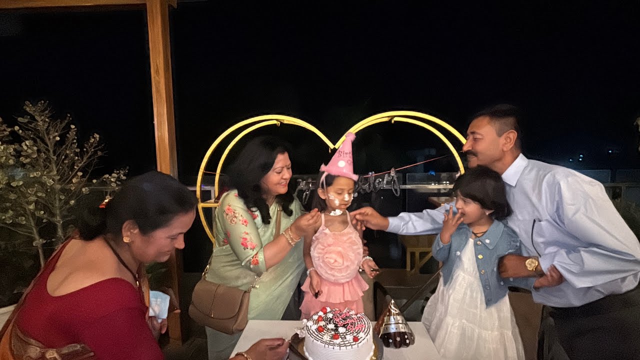 आज गए हृदया के जन्मदिन में 🧁Preeti shah vlogs🙏