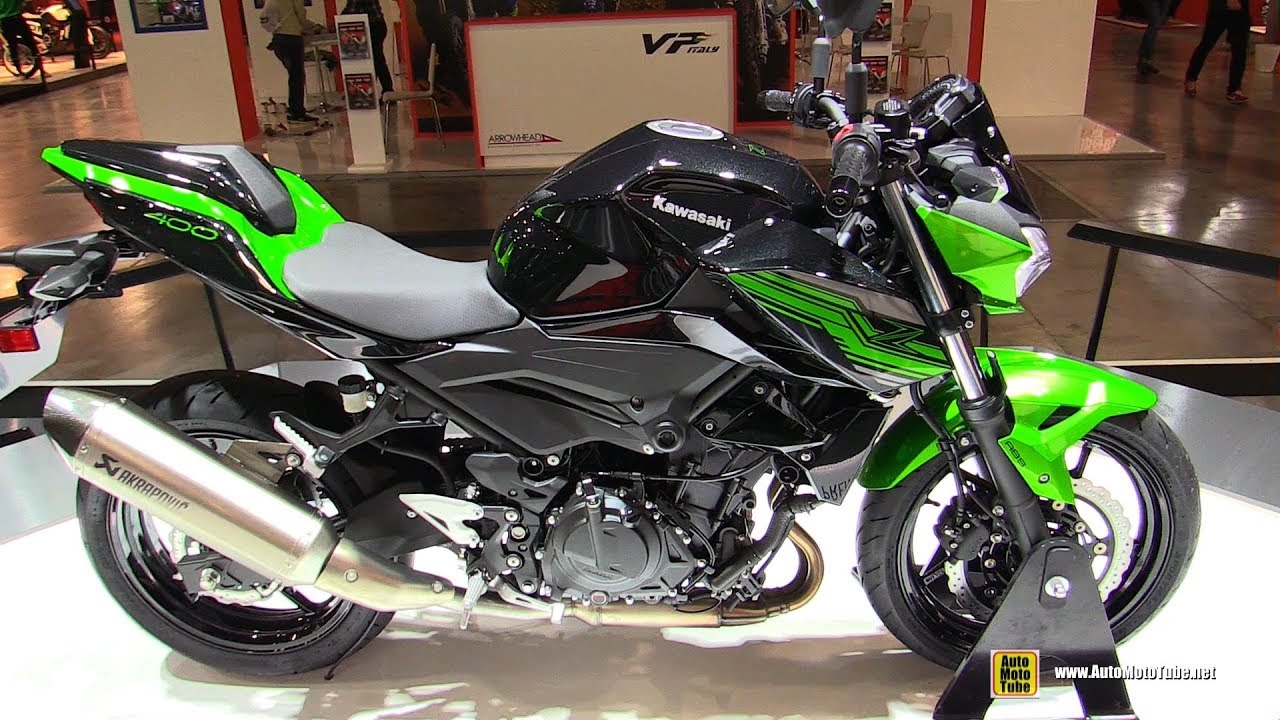 2019 Kawasaki Z400 - Walkaround - Debut at 2018 EICMA Milan