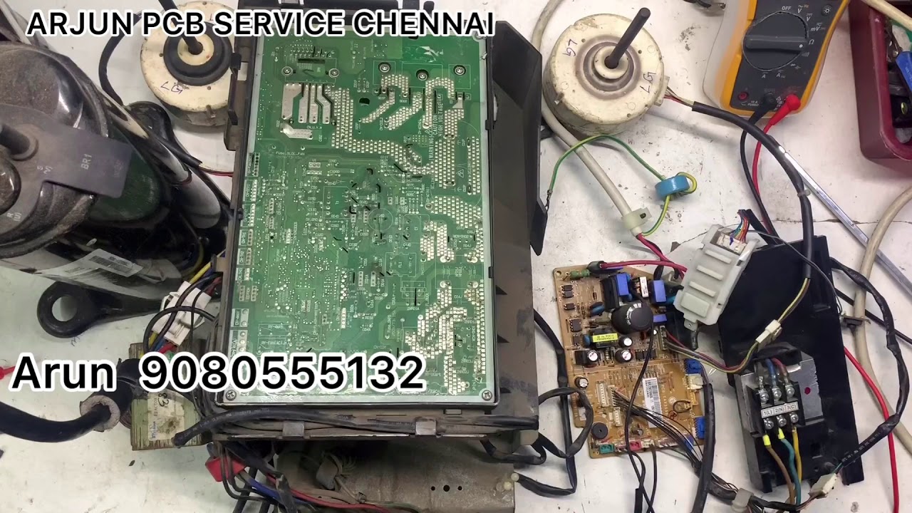LG Inverter Ac PCB CH05 or 5 times light blinking problem