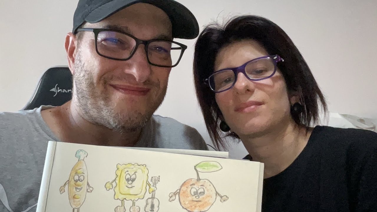 Disegno la storia di arancino mandarino 🍊 🥟 🥖mentre @Gaia_asmr  la legge 📖 asmr ita