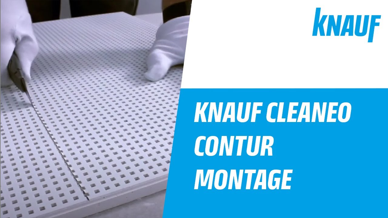 Cleaneo Module Contur - Montage Akustikdecke