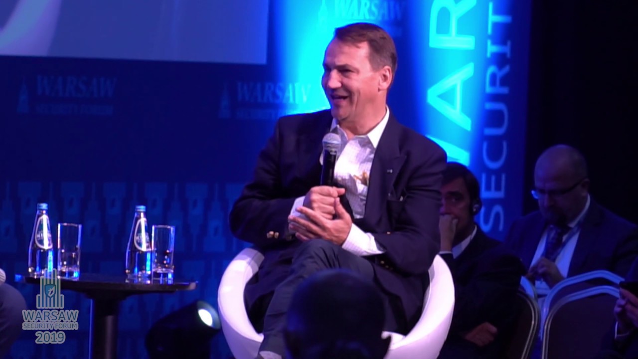 Radosław Sikorski and John Garamendi. Warsaw Security Forum.