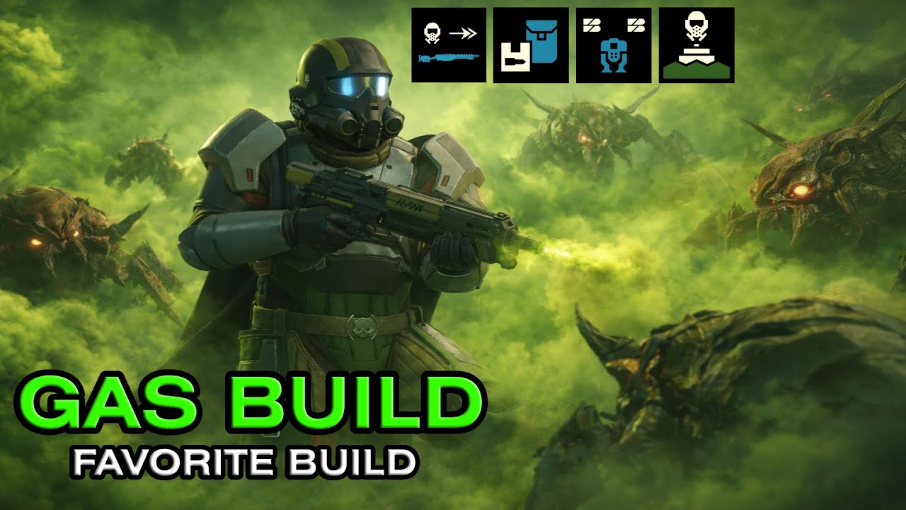 Helldivers 2 GAS BUILD ☣️ 100% Gas Resistance | Best Loadout vs Bugs