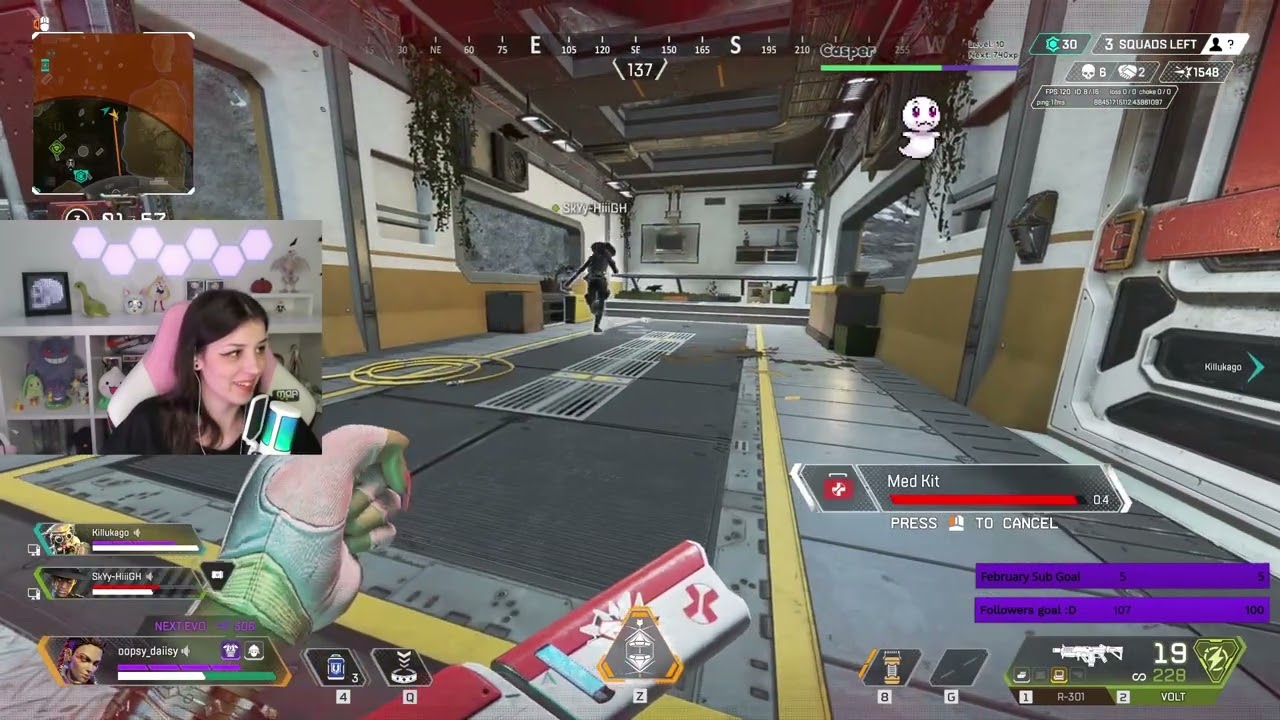 Apex Legends full pre-made squad WIN :D