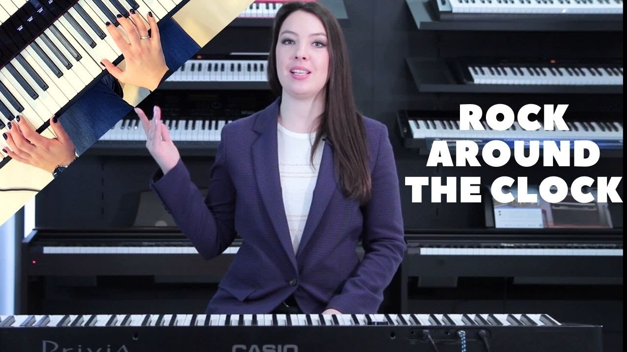 Как играть соло из Rock Around The Clock. Рок-н-ролл на пианино. 6+