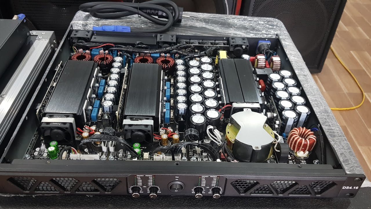 cục đẩy 4 kênh sai 1U công suất khủng 1600W/kênh chạy mạch class D Lh 0982791976