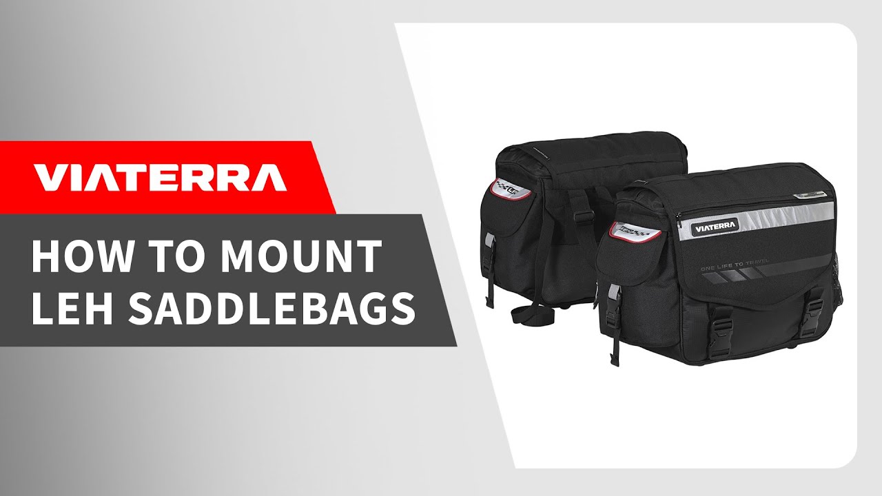 Secure Your Gear: Mounting the ViaTerra Leh saddlebag #motorcyclelife