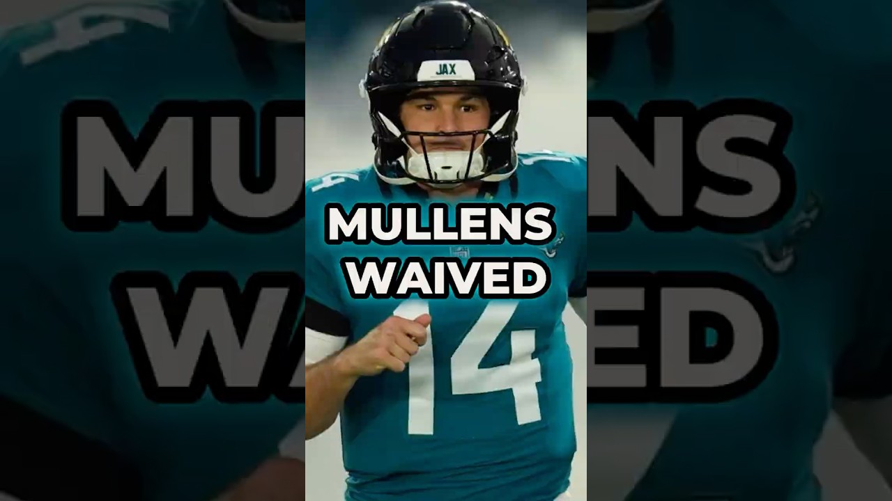 Jaguars News: QB Nick Mullens Cut By Jacksonville #shorts #jaguars #nfl