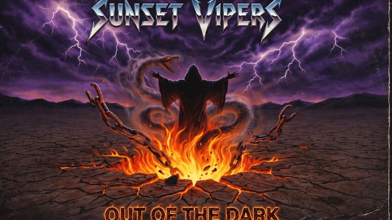 E se o Ronnie James Dio cantasse no AC/DC? 🤘 (Sunset Vipers - Out of the Dark)