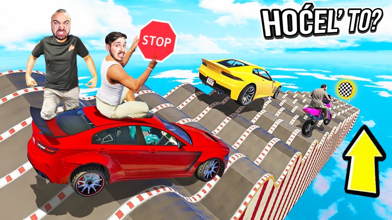 SAMO 1% LJUDI MOŽE PREĆI NAJTEŽU MEGA RAMPU U GTA 5! 🤯 Ko će uspjeti? 🏁