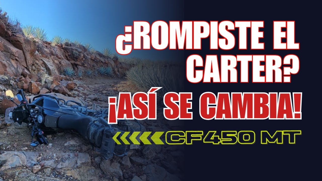 Cómo cambiar el cárter de la CFMOTO 450 MT  Reparación paso a paso en casa