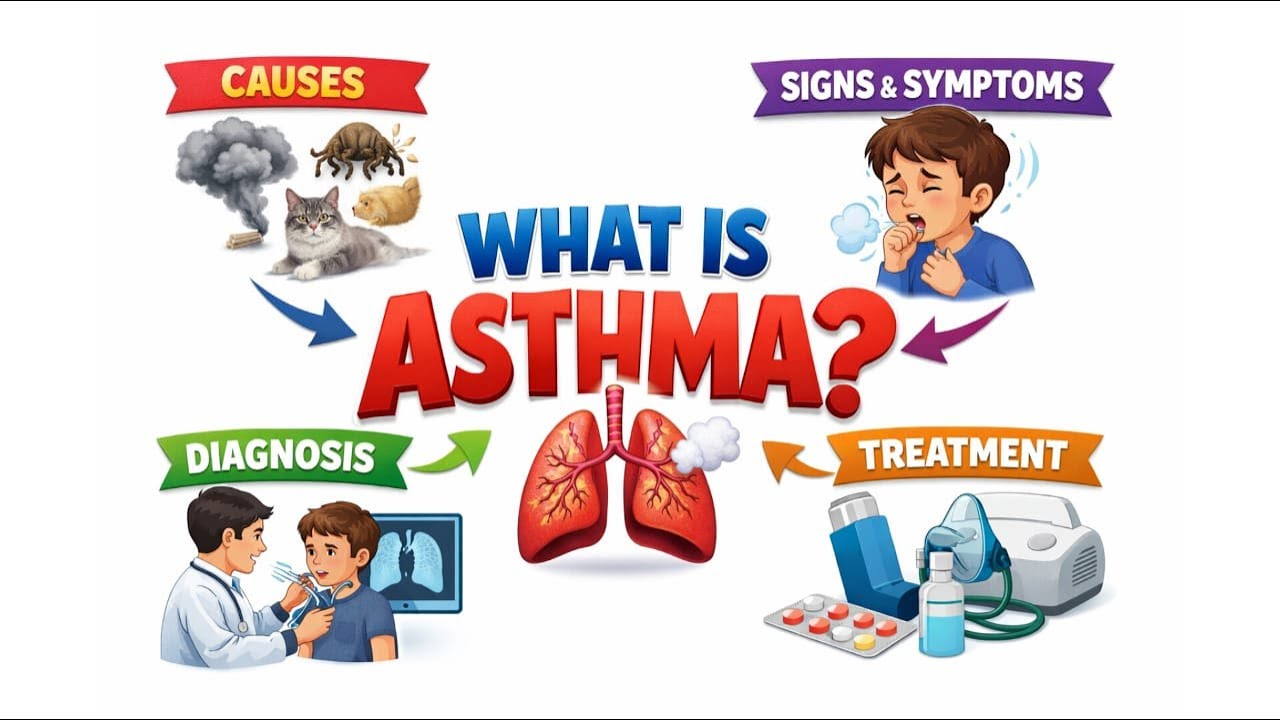 Asthma | Symptoms, Causes & Treatment | Nursing & Medical Exams | Nursing Tutorial