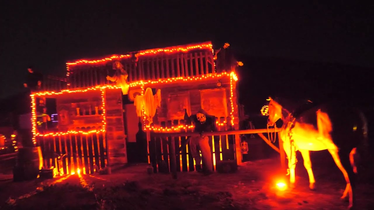 Haunted Train Ride at Tom Farms 2023