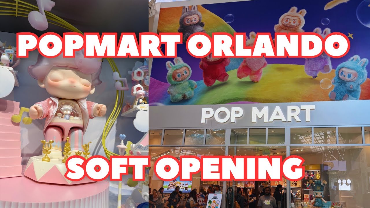 FIRST LOOK Inside Pop Mart Orlando’s Soft Opening! Labubu, Skullpanda, Disney & more! 