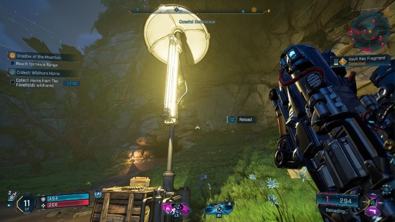 Borderlands4 PS5 (Fadefields: 1st Vault Key Fragment How to ACTIVATE by Silo Where & What) Ch 13 pt1