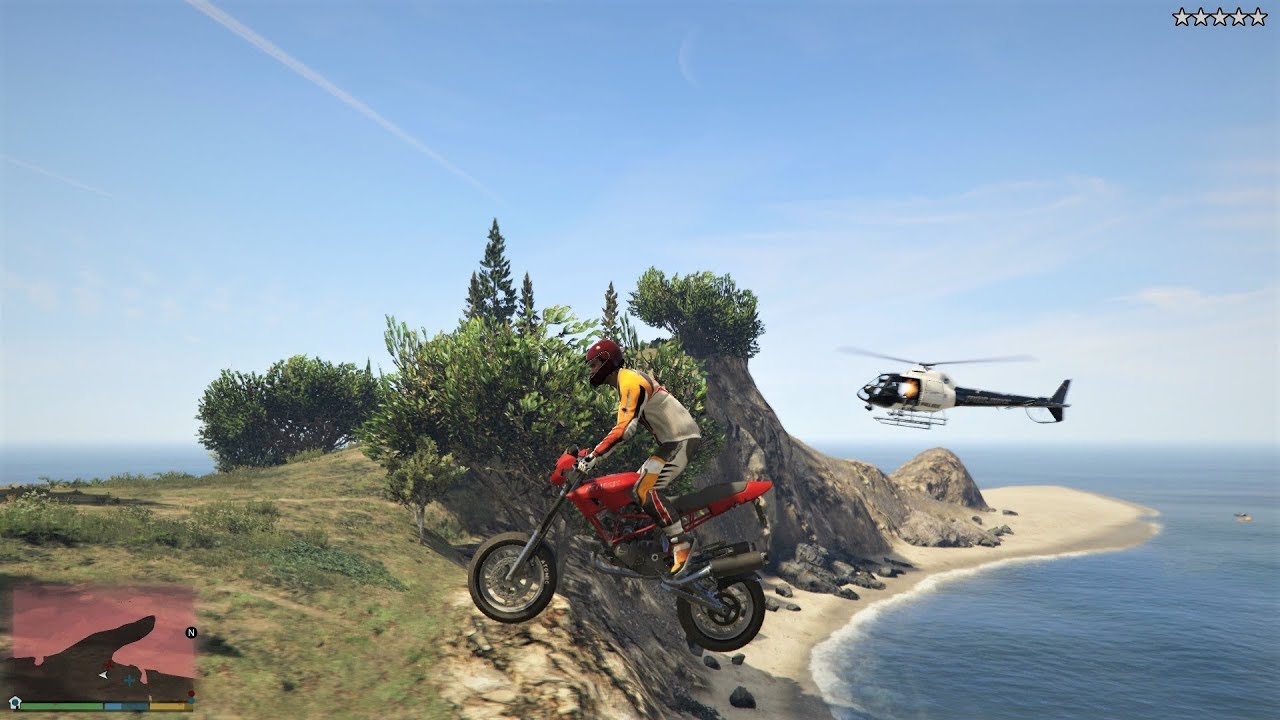 GTA 5 - BEST MOTORCYCLE + POLICE CHASE (NEMESIS)