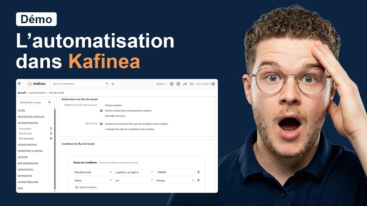 Démo • L'automatisation dans Kafinea