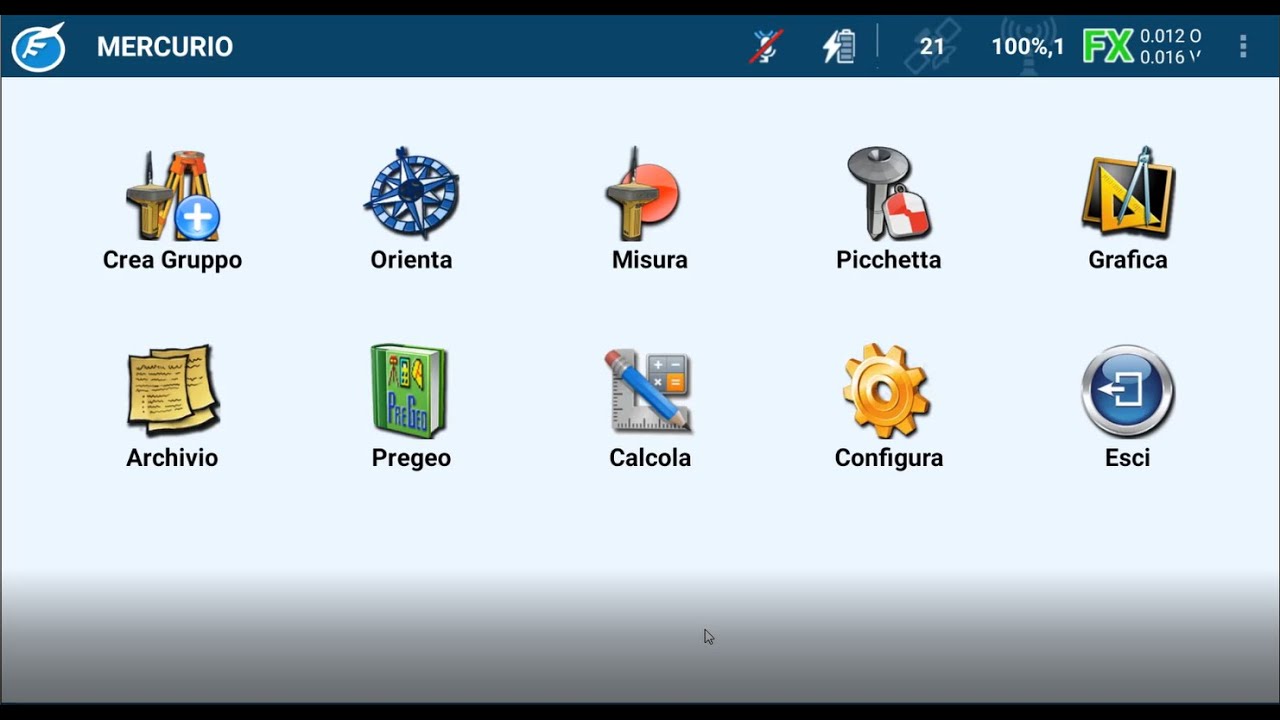 Mercurio codici rapidi