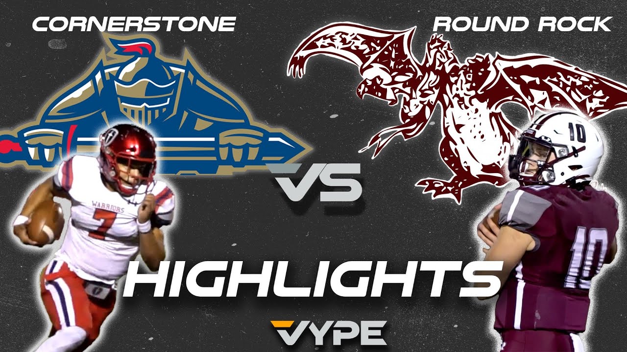 🔥🔥 LAST MINUTE WIN! Round Rock vs SA Cornerstone 🏈 || TXHSFB