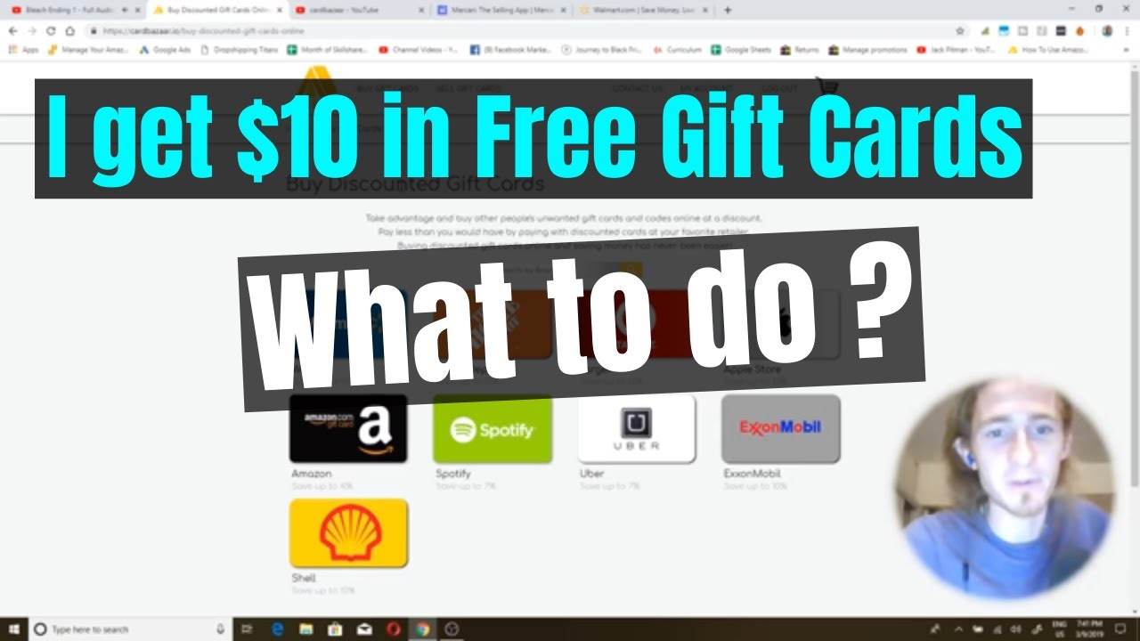 I get $10 in Free Gift Cards Everyday and I Gotta Figure Out What to Do With Them