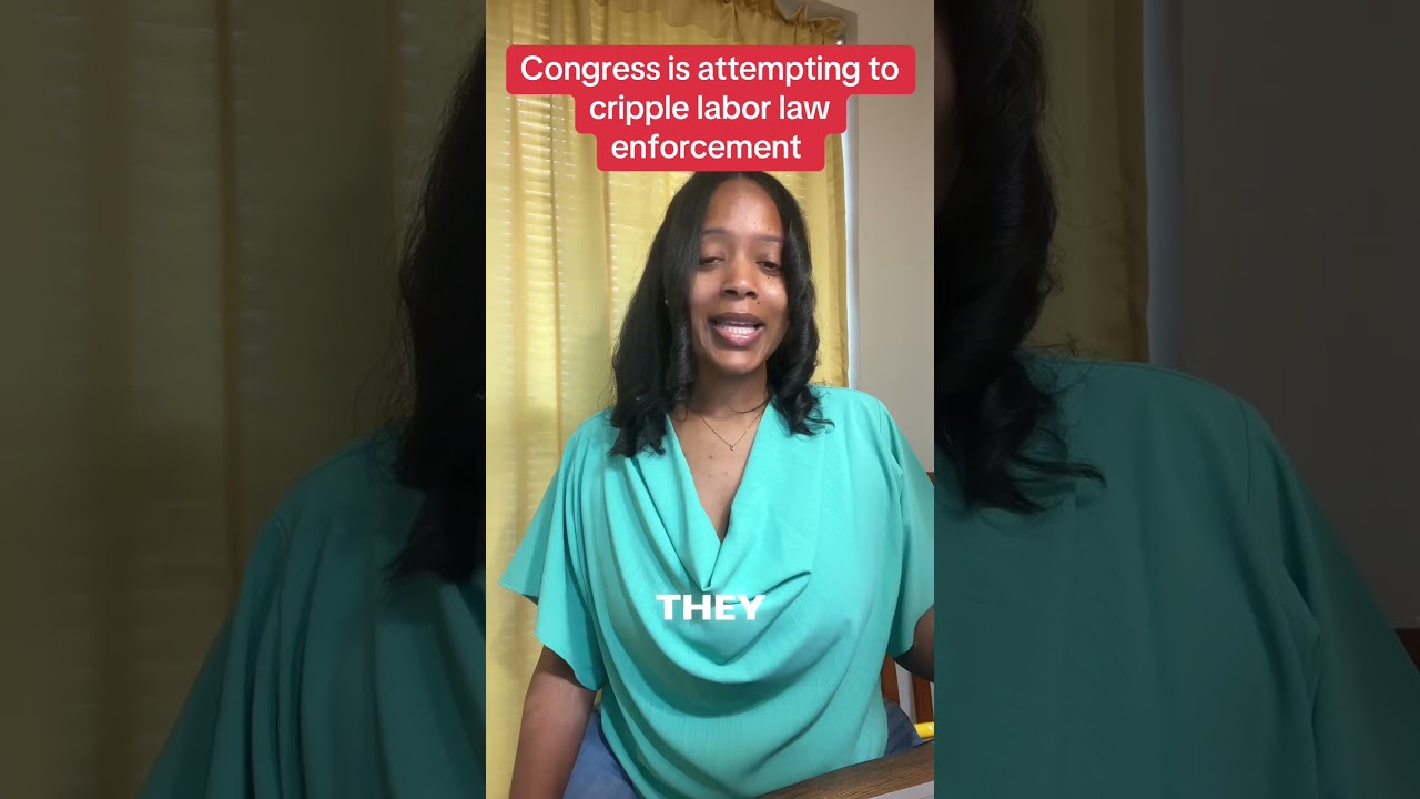 Congress is attempting to make massive cuts to labor law enforcement #employmentnews #employmentlaw