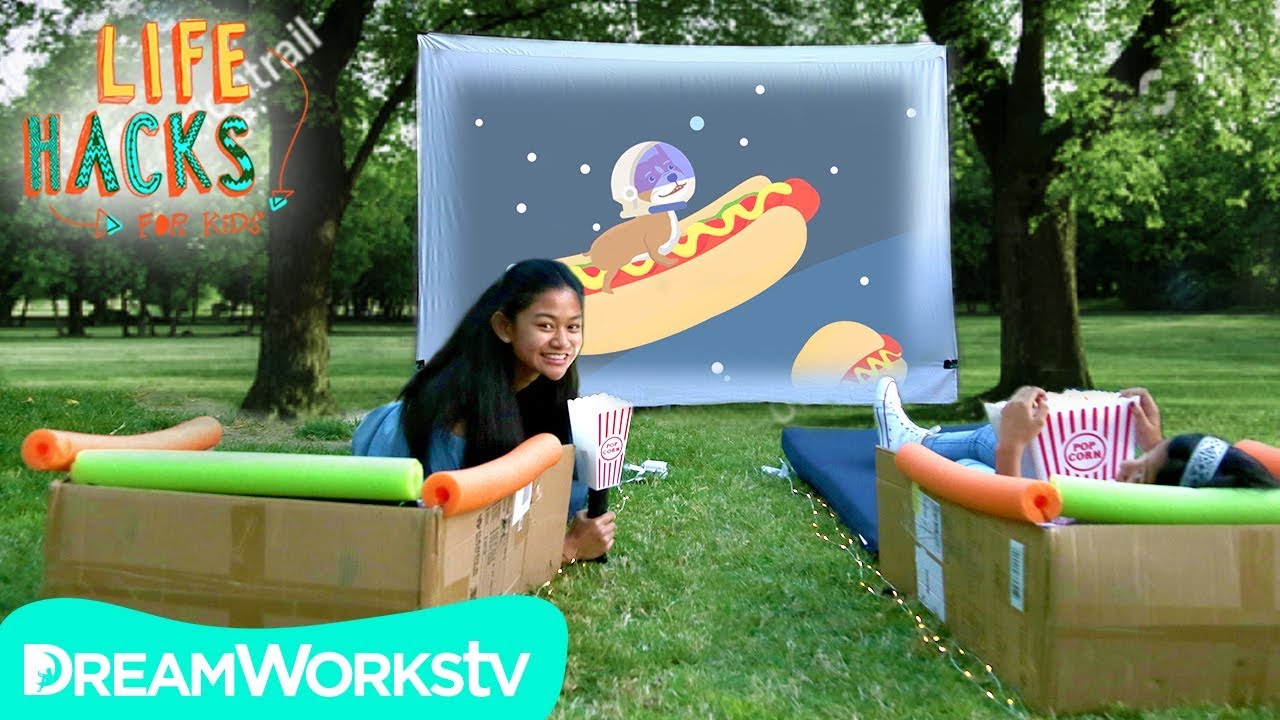 Outdoor Movie Night Hacks | LIFE HACKS FOR KIDS