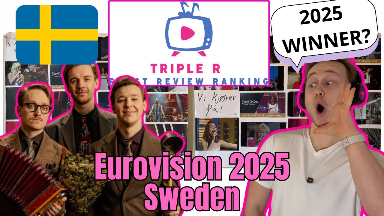 Eurovision 2025 Sweden - React Review Ranking