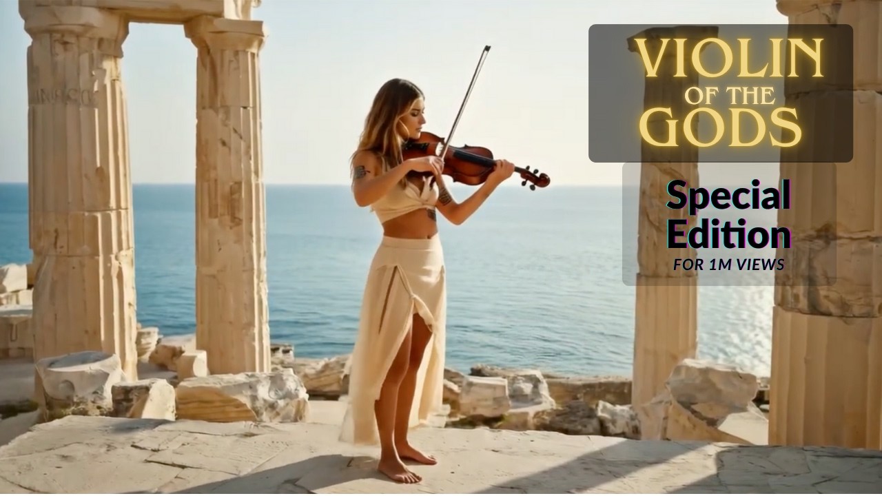 Celtic Goddess in Ancient Greece &ndash; A Heavenly Violin Journey [4K]