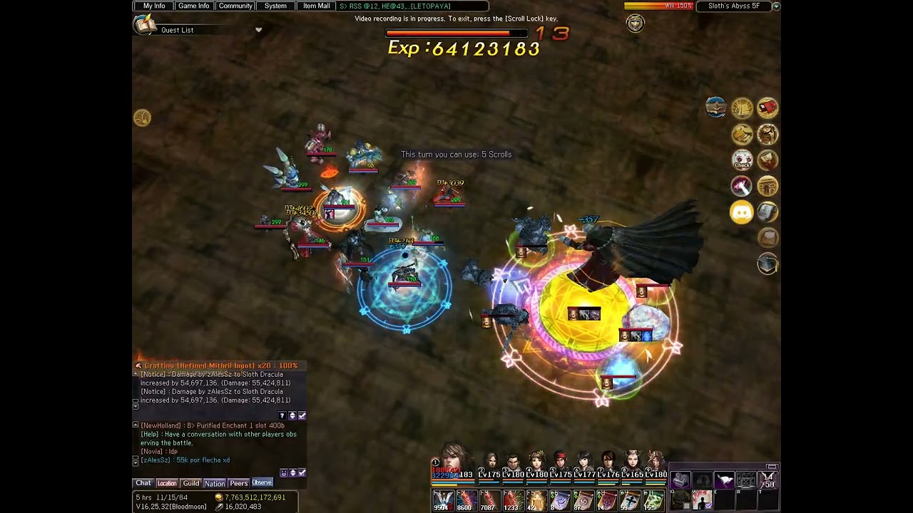 Atlantica  Eternal Try Sloth Abyss 5F BowMain 2.0