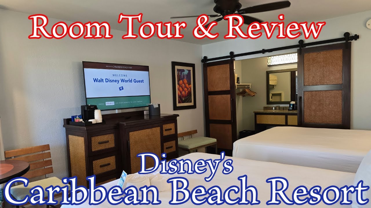 Disney's Caribbean Beach Resort Room Tour And Review! No Elevators!!!! What!!