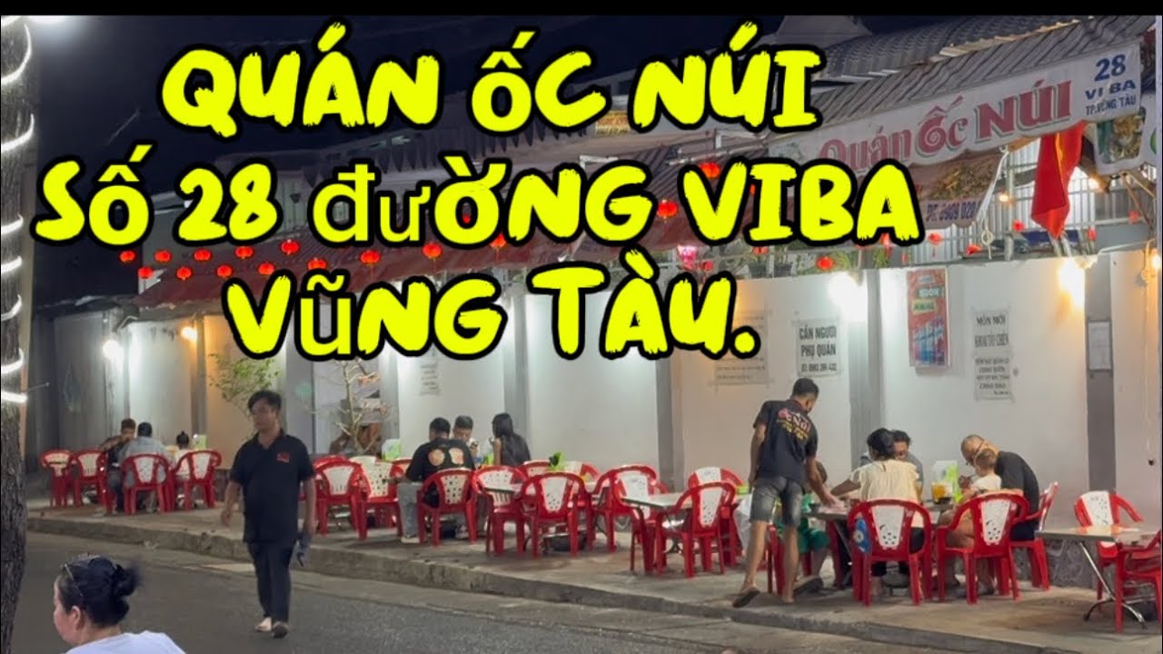 Quán Ốc Núi đường ViBa buổi tối khá đông khách ,19h19h 13p thứ bảy 14/2/2026 (27/12/2025 âm lịch).