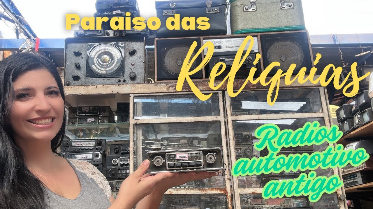 Rádios Automotivos Antigos voce encontra aqui no Paraiso das Relíquias