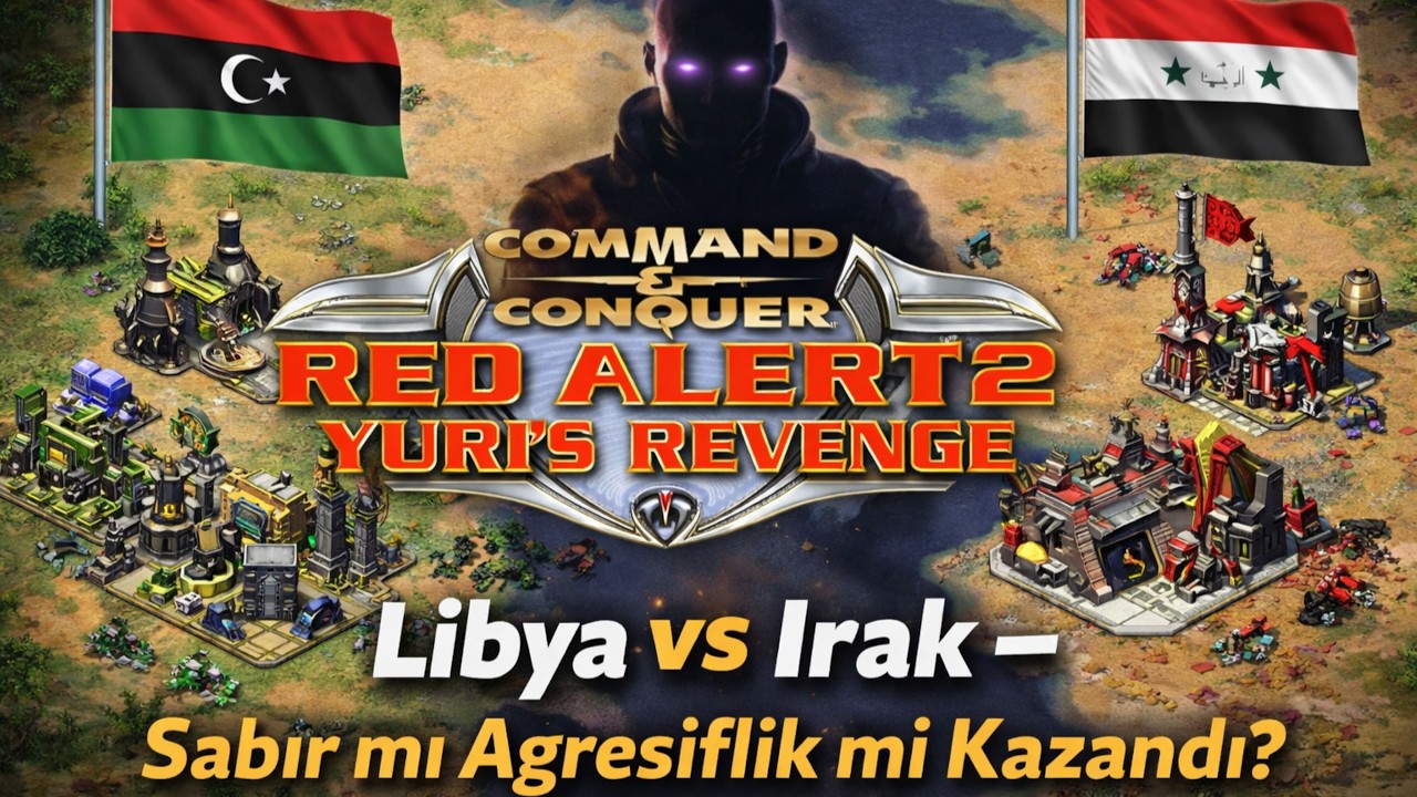 Libya vs Irak! 1vs1 Online SAVAŞ 🔥 | Yuri’s Revenge Türkçe