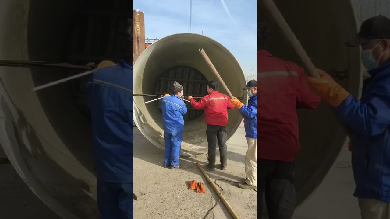 recheck of the diameter of  FRP pipe