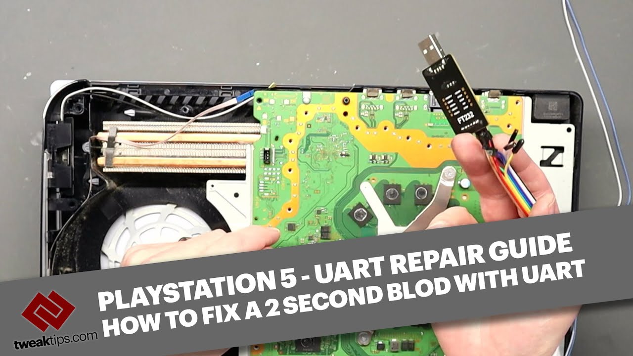 Как починить PlayStation 5 с помощью UART - 2 Second BLOD - Замена микросхемы WIFI #ps5 #uart