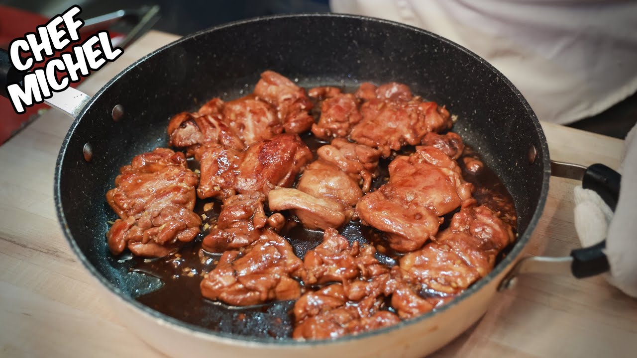 POULET AU CARAMEL | UNE RECETTE DE MON LIVRE! | Recette facile, rapide et économique