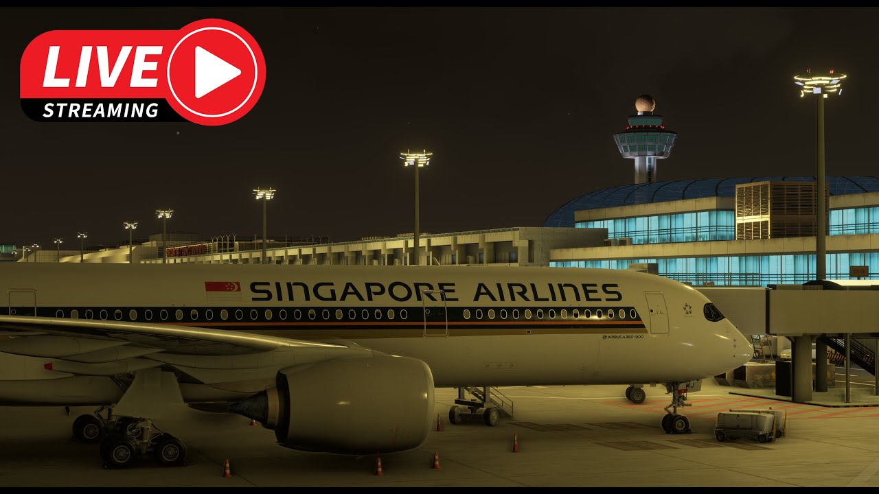 Singapore (WSSS) to Perth (YPPH) - SIA215 with iniBuilds A350 - New Zealand trip in MSFS2024 P06